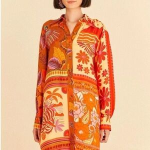 FARM Rio Mixed Scarves Chemise